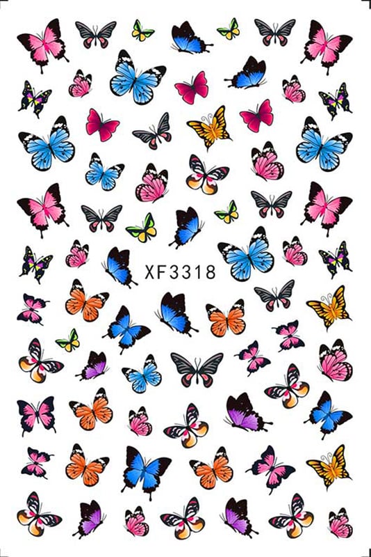 Butterfly Stickers for Manicure Decorations