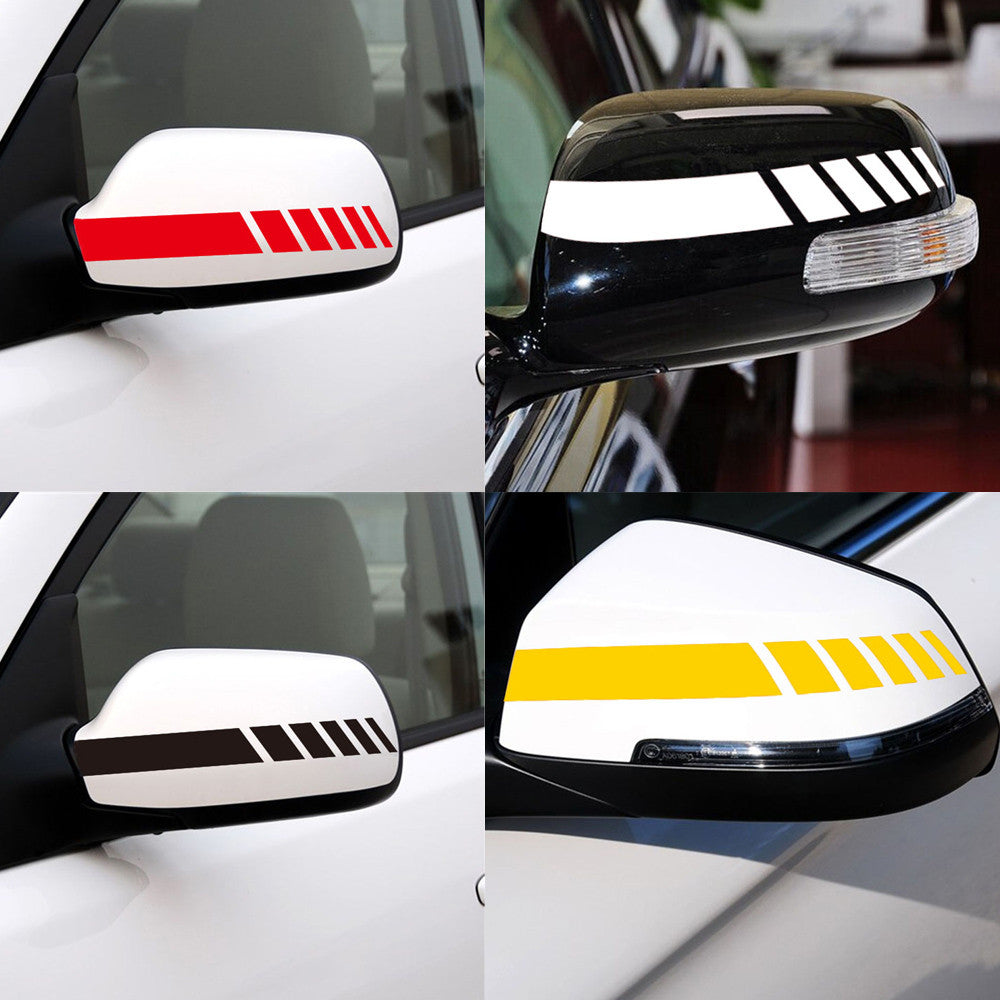 Car Stickers, Mirror Stickers, Striped Decals
