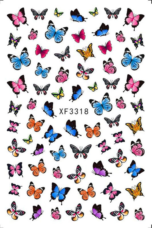 Butterfly Stickers for Manicure Decorations