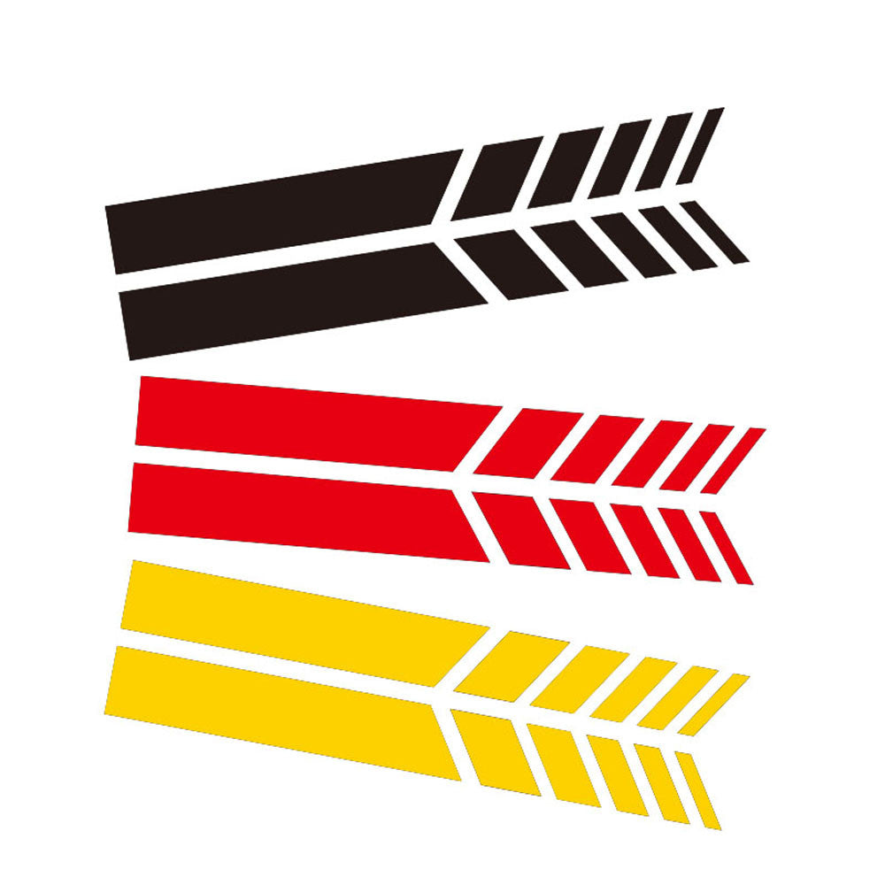 Car Stickers, Mirror Stickers, Striped Decals
