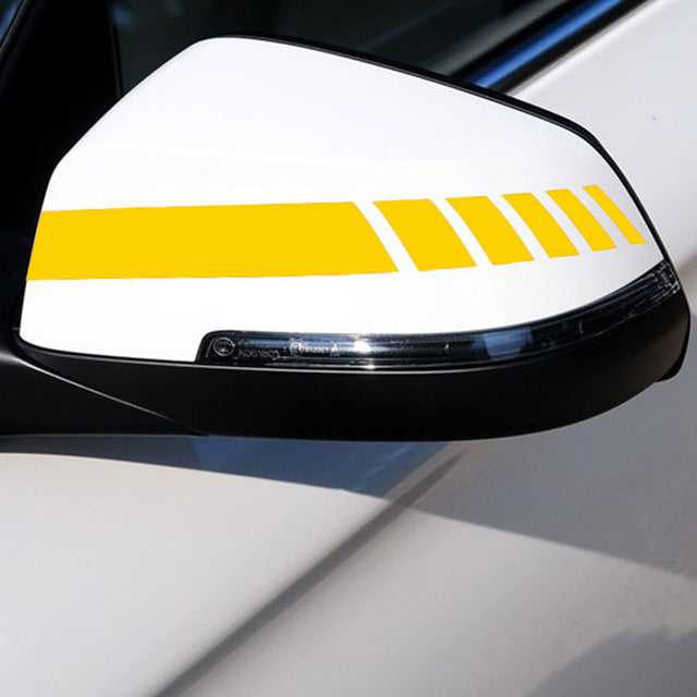 Car Stickers, Mirror Stickers, Striped Decals