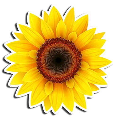 Sunflower Sticker Floral Stickers Waterbottle Sticker Tumblr Stickers Laptop Stickers Vinyl Stickers